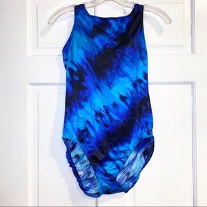 NWT Vintage Blue Sirena One Piece Bathing Suit